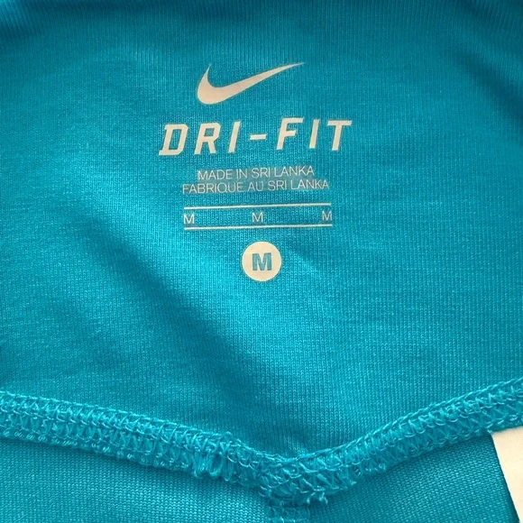 Nike Teal Dri-FIT Capris Leggings - Picture 3 of 6